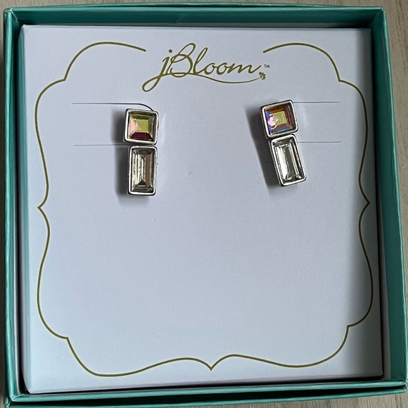 BNIB - Audrey Post Silver Earring Set - Picture 4 of 6